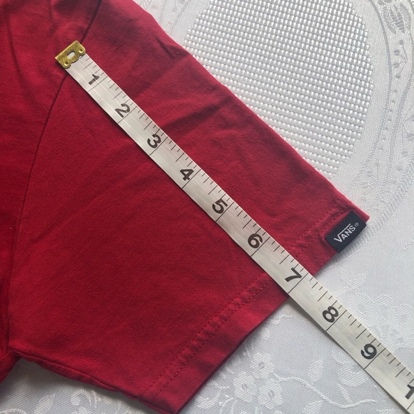 Vans Off The Wall Red Graphic T-Shirt Junior Boys Size M(10-12) Classic-Fit Tee - Picture 6 of 13